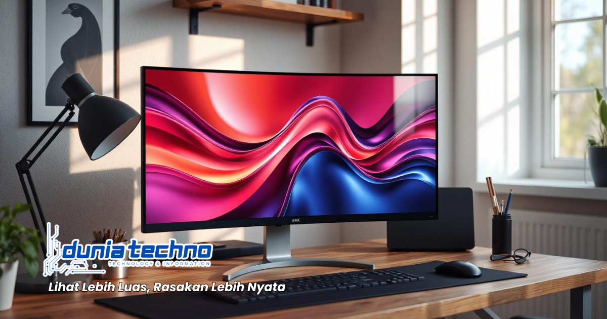 Curved Monitor 4K Untuk Visual Lebih Imersif Curved monitor 4k untuk visual imersif dan tajam