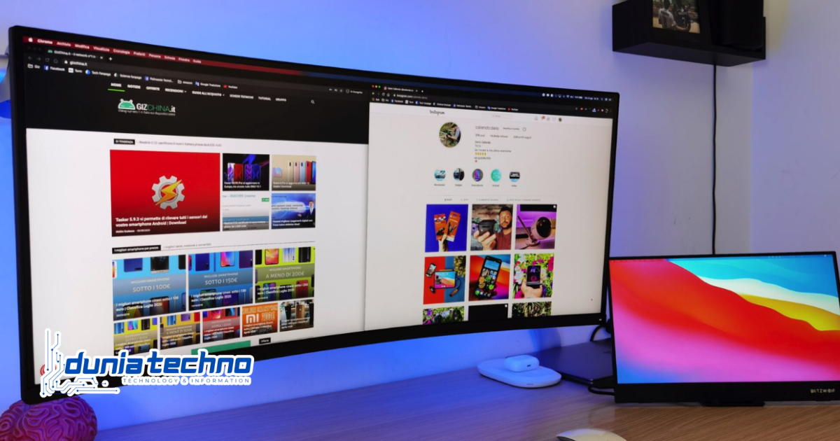Monitor 4K Curved untuk Gaming Lebih Imersif Monitor 4K Curved dengan visual tajam